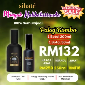 Pakej Kombo Minyak HabbatusSauda