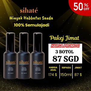 3 Botol Minyak HabbatusSauda