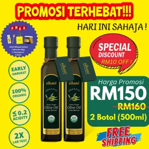 Repeat Order Minyak Zaitun 2 Botol